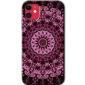 Apple iPhone 12 Mandala Patterns Kaleidoscope Baskılı Uyumlu Silikon Kılıf