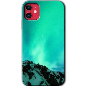 Apple iPhone 12 Mini Aurora Baskılı Uyumlu Silikon Kılıf