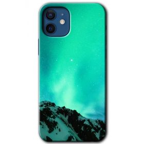 Apple iPhone 12 Mini Aurora Baskılı Uyumlu Silikon Kılıf