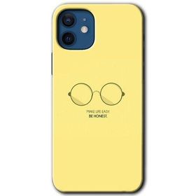 Apple iPhone 12 Mini Be Honest Baskılı Uyumlu Silikon Kılıf