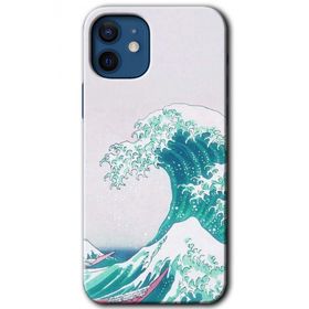 Apple iPhone 12 Mini Dalga Baskılı Uyumlu Silikon Kılıf
