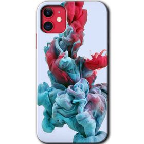 Apple iPhone 12 Mini Renkli Karışım Baskılı Uyumlu Silikon Kılıf
