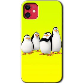 Apple iPhone 12 Penguenler Baskılı Uyumlu Silikon Kılıf