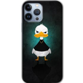 Apple iPhone 12 Pro Angry Duck Baskılı Uyumlu Silikon Kılıf