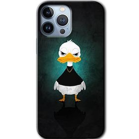 Apple iPhone 12 Pro Angry Duck Baskılı Uyumlu Silikon Kılıf