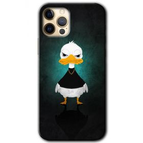 Apple iPhone 12 Pro Angry Duck Baskılı Uyumlu Silikon Kılıf