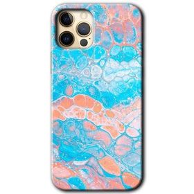 Apple iPhone 12 Pro Bubbles 1 Baskılı Uyumlu Silikon Kılıf