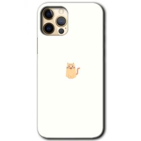 Apple iPhone 12 Pro Cat Minimalism Baskılı Uyumlu Silikon Kılıf