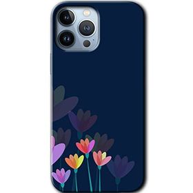 Apple iPhone 12 Pro Çizim Çiçekleri Baskılı Uyumlu Silikon Kılıf