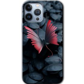 Apple iPhone 12 Pro Dark Butterfly Baskılı Uyumlu Silikon Kılıf
