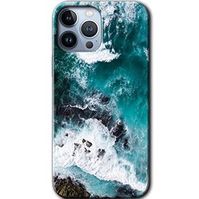 Apple iPhone 12 Pro Deniz Kıyısı Baskılı Uyumlu Silikon Kılıf