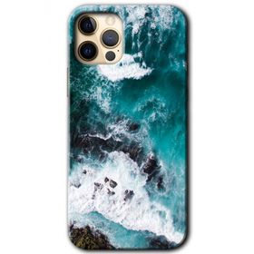 Apple iPhone 12 Pro Deniz Kıyısı Baskılı Uyumlu Silikon Kılıf