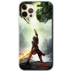 Apple iPhone 12 Pro Dragon Hunter Baskılı Uyumlu Silikon Kılıf