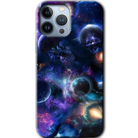 Apple iPhone 12 Pro Gezegen Karışımı Baskılı Uyumlu Silikon Kılıf