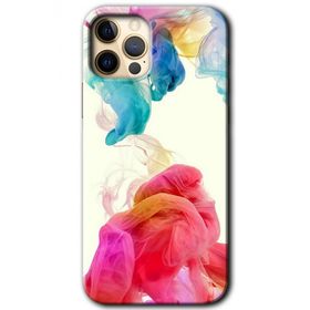 Apple iPhone 12 Pro Gökkuşağı Color Baskılı Uyumlu Silikon Kılıf