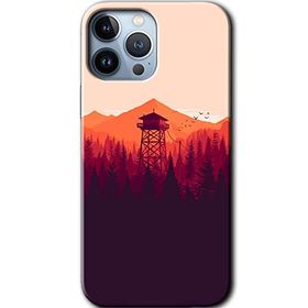 Apple iPhone 12 Pro Gözlem Kulesi Baskılı Uyumlu Silikon Kılıf