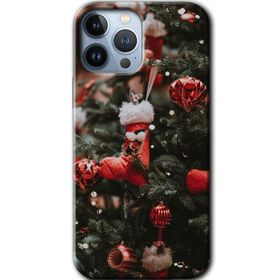 Apple iPhone 12 Pro Happy New Year Baskılı Uyumlu Silikon Kılıf