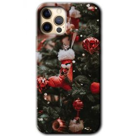 Apple iPhone 12 Pro Happy New Year Baskılı Uyumlu Silikon Kılıf