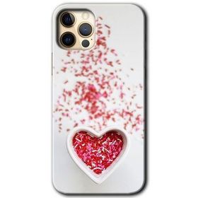 Apple iPhone 12 Pro Kalpli Şekerleme Baskılı Uyumlu Silikon Kılıf