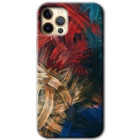 Apple iPhone 12 Pro Karma Boyalar Baskılı Uyumlu Silikon Kılıf