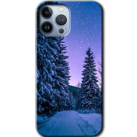Apple iPhone 12 Pro Kış Manzarası Baskılı Uyumlu Silikon Kılıf