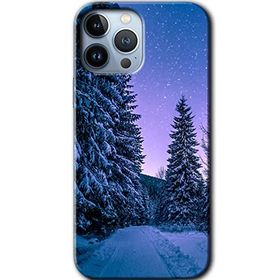 Apple iPhone 12 Pro Kış Manzarası Baskılı Uyumlu Silikon Kılıf