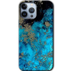 Apple iPhone 12 Pro Klas Mermer Baskılı Uyumlu Silikon Kılıf
