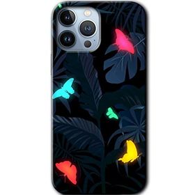 Apple iPhone 12 Pro Lighter Butterfly Baskılı Uyumlu Silikon Kılıf