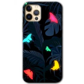 Apple iPhone 12 Pro Lighter Butterfly Baskılı Uyumlu Silikon Kılıf