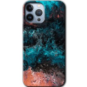 Apple iPhone 12 Pro Liquid Colorfull Baskılı Uyumlu Silikon Kılıf
