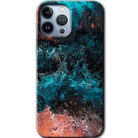 Apple iPhone 12 Pro Liquid Colorfull Baskılı Uyumlu Silikon Kılıf