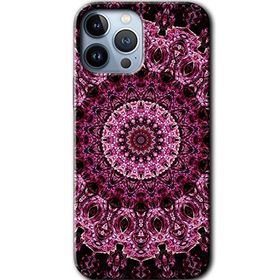 Apple iPhone 12 Pro Mandala Patterns Kaleidoscope Baskılı Uyumlu Silikon Kılıf