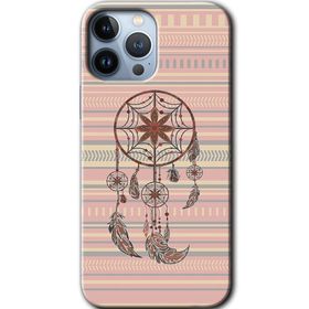 Apple iPhone 12 Pro Mandala Retro Baskılı Uyumlu Silikon Kılıf