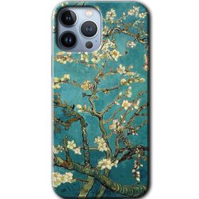 Apple iPhone 12 Pro Max Almond Blossom Baskılı Uyumlu Silikon Kılıf