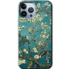 Apple iPhone 12 Pro Max Almond Blossom Baskılı Uyumlu Silikon Kılıf