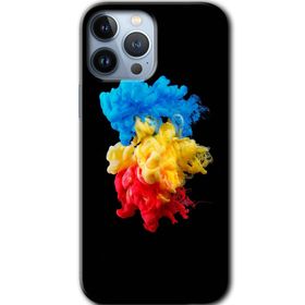 Apple iPhone 12 Pro Max Black 1 Baskılı Uyumlu Silikon Kılıf