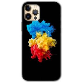Apple iPhone 12 Pro Max Black 1 Baskılı Uyumlu Silikon Kılıf