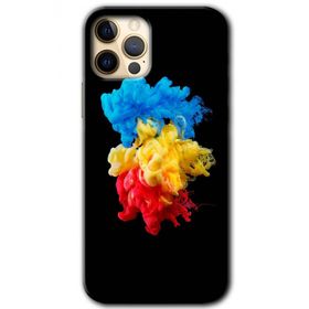 Apple iPhone 12 Pro Max Black 1 Baskılı Uyumlu Silikon Kılıf