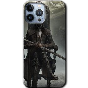 Apple iPhone 12 Pro Max Bloodborne Hunters Baskılı Uyumlu Silikon Kılıf
