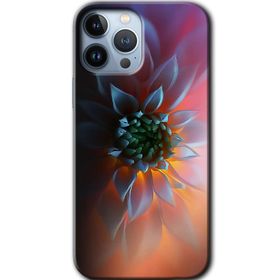 Apple iPhone 12 Pro Max Çiçek Motif Baskılı Uyumlu Silikon Kılıf