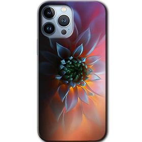 Apple iPhone 12 Pro Max Çiçek Motif Baskılı Uyumlu Silikon Kılıf