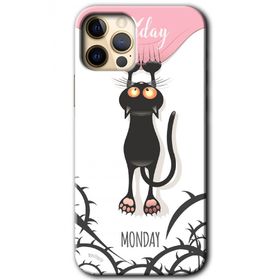 Apple iPhone 12 Pro Max Dark Sunday Baskılı Uyumlu Silikon Kılıf