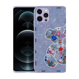 Apple iPhone 12 Pro Max Desenli Sert Silikon Mumila Kapak Kılıf