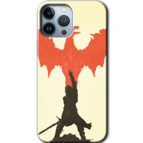 Apple iPhone 12 Pro Max Dragon Hunter 1 Baskılı Uyumlu Silikon Kılıf