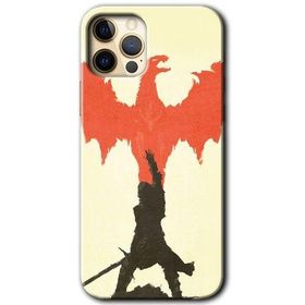 Apple iPhone 12 Pro Max Dragon Hunter 1 Baskılı Uyumlu Silikon Kılıf
