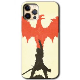 Apple iPhone 12 Pro Max Dragon Hunter 1 Baskılı Uyumlu Silikon Kılıf
