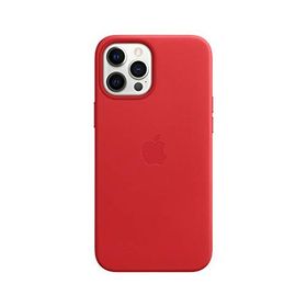 Apple İphone 12 Pro Max İçin Product Red Magsafe Özellikli Deri Kılıf