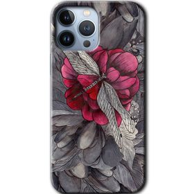 Apple iPhone 12 Pro Max Kelebek Ömrü Baskılı Uyumlu Silikon Kılıf