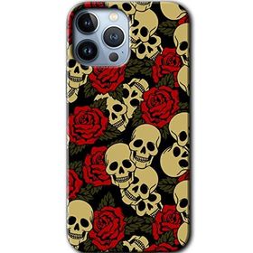 Apple iPhone 12 Pro Max Kurukafa Aşk Baskılı Uyumlu Silikon Kılıf