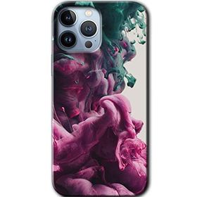 Apple iPhone 12 Pro Max Liquid Cloud Baskılı Uyumlu Silikon Kılıf